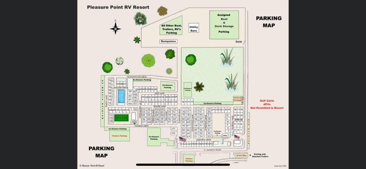 Pleasure Point Rv Resort Edmore Exterior photo
